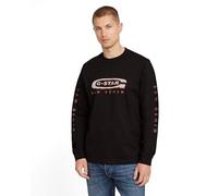 G-STAR Para Hombre Camiseta Old Skool Logo, Negro (dk Black D25152-C336-6484), S