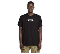 G-Star para Hombre Camiseta Old Skool Logo, Negro (dk Black D25967-C812-6484), M