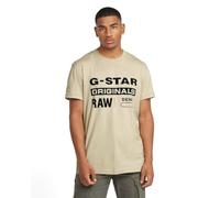 G-STAR Para Hombre Camiseta Originals, Beige (dk Brick D25969-C506-1214), XXL