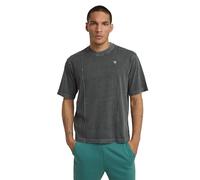 G-STAR Para Hombre Camiseta Overdyed Destroyed Boxy, Gris (GS Grey GD D24631-C756-C496), XS