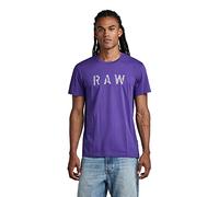 G-Star Para Hombre Camiseta RAW, Púrpura (dk violet D22776-C506-5616), S