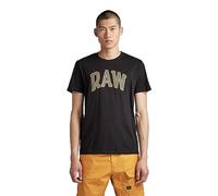 G-Star Para Hombre Camiseta RAW University, Negro (dk black D22831-336-6484), XL