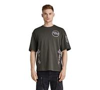 G-Star Para Hombre Camiseta Sobiru Boxy, Gris (cloack D22214-C336-5812), S