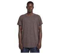 G-STAR Para Hombre Camiseta Text Back Graphic Overdyed Lash, Marrón (Deep Brown GD D25971-2653-H178), S