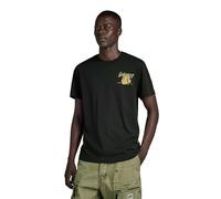 G-Star para Hombre Camiseta Vest Back Graphic, Negro (dk Black D24423-336-6484), XS