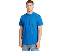 G-STAR Para Hombre Camiseta Washed Pocket, Azul (Pop Blue Marte D25963-C756-H329), L