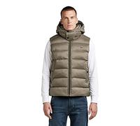 G-Star Para Hombre Chaleco G-Whistler Padded Hooded, Marrón (turf D20101-D199-273), L