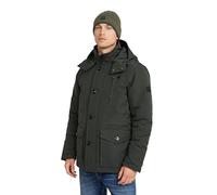 G-STAR Para Hombre Chaqueta forrada y con capucha Vodan, Gris (asfalt D26403-D908-995), S