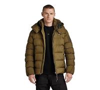 G-Star Para Hombre Chaqueta G-Whistler Padded Hooded, Verde (dark olive D20100-D199-C744), S