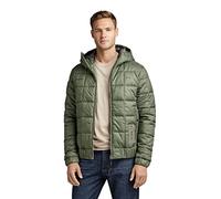 G-Star Para Hombre Chaqueta Meefic Squared Quilted Hooded, Verde (lt hunter D22716-B958-8165), S