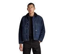 G-Star Para Hombre Chaqueta Utility Flap Pocket Sherpa, Azul (worn in kingfisher D23595-D317-G114), M