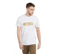 G-STAR Para Hombre Destroyed Old Skool Logo T-Shirt, Blanco (White D25086-C812-110), XXL