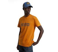 G-STAR Para Hombre Destroyed Old Skool Logo T-Shirt, Naranja (Marmalade D25086-C812-G679), M