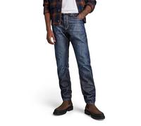 G-Star Para Hombre Jeans Triple A Regular Straight, Azul (worn in pacific D19161-B988-D350), 33W / 32L