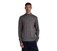 G-Star Para Hombre Jersey Premium Core Mock Knitted, Gris (rabbit D21932-B692-G077), XL