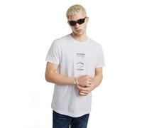 G-STAR Para Hombre Multi Originals T-Shirt, Blanco (White D25083-C506-110), M