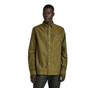 G-Star para Hombre One pkt Regular Shirt LS, Multicolor (Tobacco/Imperial Blue Oxford D24292-7665-G295), S