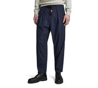 G-Star para Hombre Pantalones Pleated Chino Belt Relaxed, Azul (Salute D24303-D517-C742), 28W / 32L