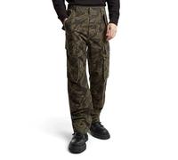 G-STAR Para Hombre Pantalones R-3N Regular Straight Cargo, Multicolor (Shadow Olive Island Camo D25224-D386-G739), 36W / 32L