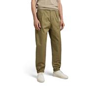 G-Star Para Hombre Pantalones Unisex Pleated Chino Relaxed, Verde (smoke olive D20147-C962-B212), 28W / 32L