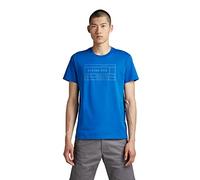 G-Star Para Hombre Paquete de dos camisetas Graphic, Multicolor (lapis blue/granite D22777-336-D948), XL