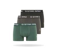 G-STAR Para Hombre Paquete De Tres Calzoncillos Classic De Color, Multicolor (GS Grey/Asfalt/Bright Jungle D05095-2058-8529), S