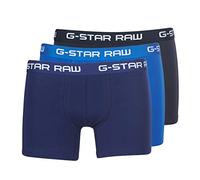 G-STAR Para Hombre Paquete De Tres Calzoncillos Classic De Color, Multicolor (lt Nassau Blue/Imperial Blue/maz Blue D05095-2058-8528), S