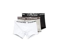 G-STAR Para Hombre Paquete De Tres Calzoncillos Classic, Multicolor (Black/Grey htr/White D03359-2058-6172), S