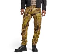 G-Star Para Hombre Rovic Regular Tapered Pants, Multicolor (safari watercolor camo D02190-D386-D940), 31W / 32L