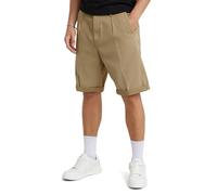 G-STAR Para Hombre Shorts Pleated Chino, Beige (Safari D24544-C962-B444), 32