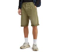 G-STAR Para Hombre Shorts Pleated Chino, Verde (Smoke Olive D24544-C962-B212), 36