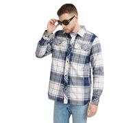 G-Star para Hombre Sobrecamisa GPO, Multicolor (Milk Luke Check D25388-D749-G716), S