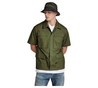 G-Star para Hombre Sobrecamisa R-3N Slim Allover, Verde (Shadow Olive D24290-D387-B230), L
