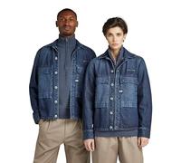 G-Star Para Hombre Sobrecamisa Unisex Pocketony Service, Azul (worn in ocean reef D22115-B988-D348), S