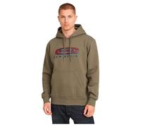 G-STAR Para Hombre Sudadera con Capucha Old Skool Logo, Marrón (Turf D26347-D733-273), XL