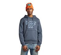 G-Star Para Hombre Sudadera con capucha Retro Shadow Graphic, Azul (fantem blue D22236-A971-863), XL