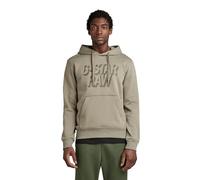 G-Star Para Hombre Sudadera con capucha Retro Shadow Graphic, Verde (shamrock D22236-A971-2199), M