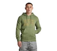 G-Star para Hombre Sudadera Distressed Originals Hooded, Verde (Sage D24414-D562-724), S