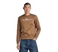 G-STAR Para Hombre Sudadera Flight Deck Back Graphic, Marrón (dk Fawn D24371-D557-7172), M