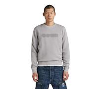 G-Star para Hombre Sudadera Indigo Distressed Logo, Gris (Grey Alloy GD D24410-D575-G493), XS