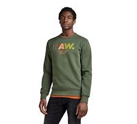 G-Star Para Hombre Sudadera Multi Colored RAW , Verde (lt hunter D22229-A971-8165), S
