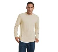 G-Star para Hombre Sudadera Stepped Hem Relaxed, Blanco (Whitebait D24680-D562-1603), S