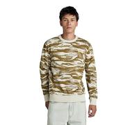 G-STAR Para Hombre Sudadera Tiger Camo, Multicolor (Whitebait Tiger Camo D24415-C782-G402), XL