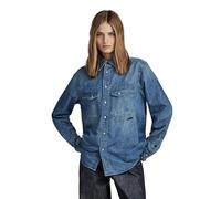 G-Star Para Hombre Unisex Dakota Regular Shirt, Azul (faded cadet blue D23006-D303-D890), M