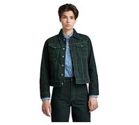 G-Star Para Mujer Arc 3D Denim Jacket, Verde (laub gd D20051-C436-D549), S