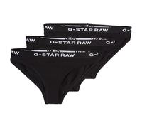 G-Star para Mujer Brief 3 Pack, Negro (Black/Black/Black D23775-D516-4248), S