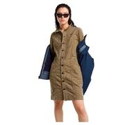G-STAR Para Mujer Button Through Dress, Verde (Antic Green D25244-D729-735), XL