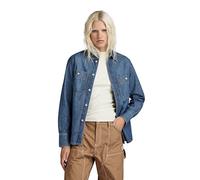 G-Star para Mujer Camisa Regular Denim, Azul (Faded Seasalt D24342-D539-G337), M