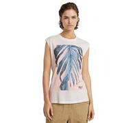 G-STAR Para Mujer Camiseta AI Print Elasticated Waist, Gris (lt Chalk D24672-4107-1284), M