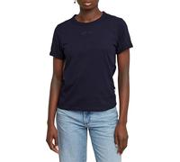 G-STAR Para Mujer Camiseta Embro G-Script Logo, Azul (Osaka Blue D26069-D975-3873), S